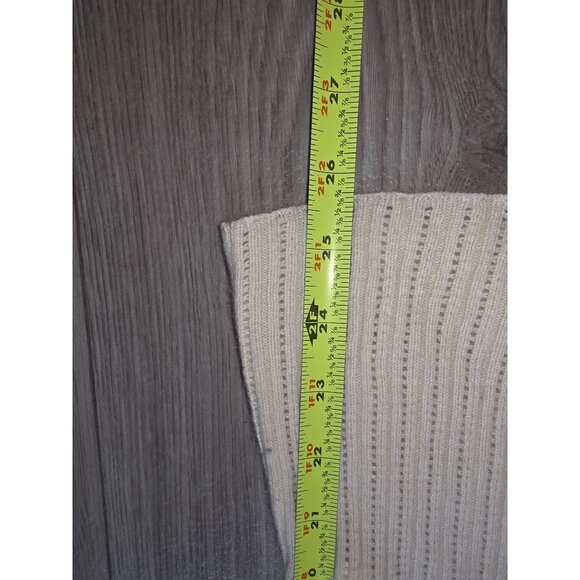 Express Cream Knit Sweater For Women L Wool Angora - Picture 6 of 7